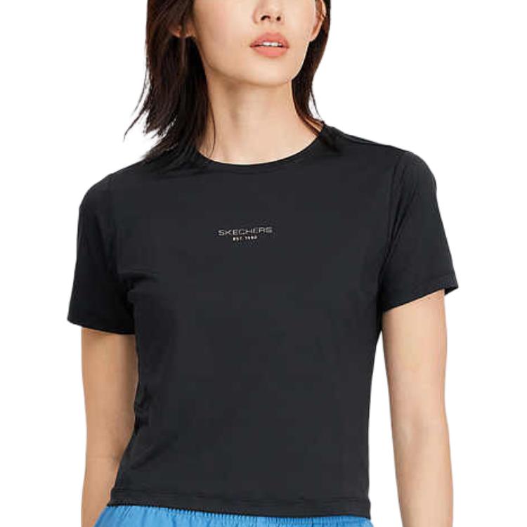 Skechers GODRI T Shirt Women’s Carbon Black