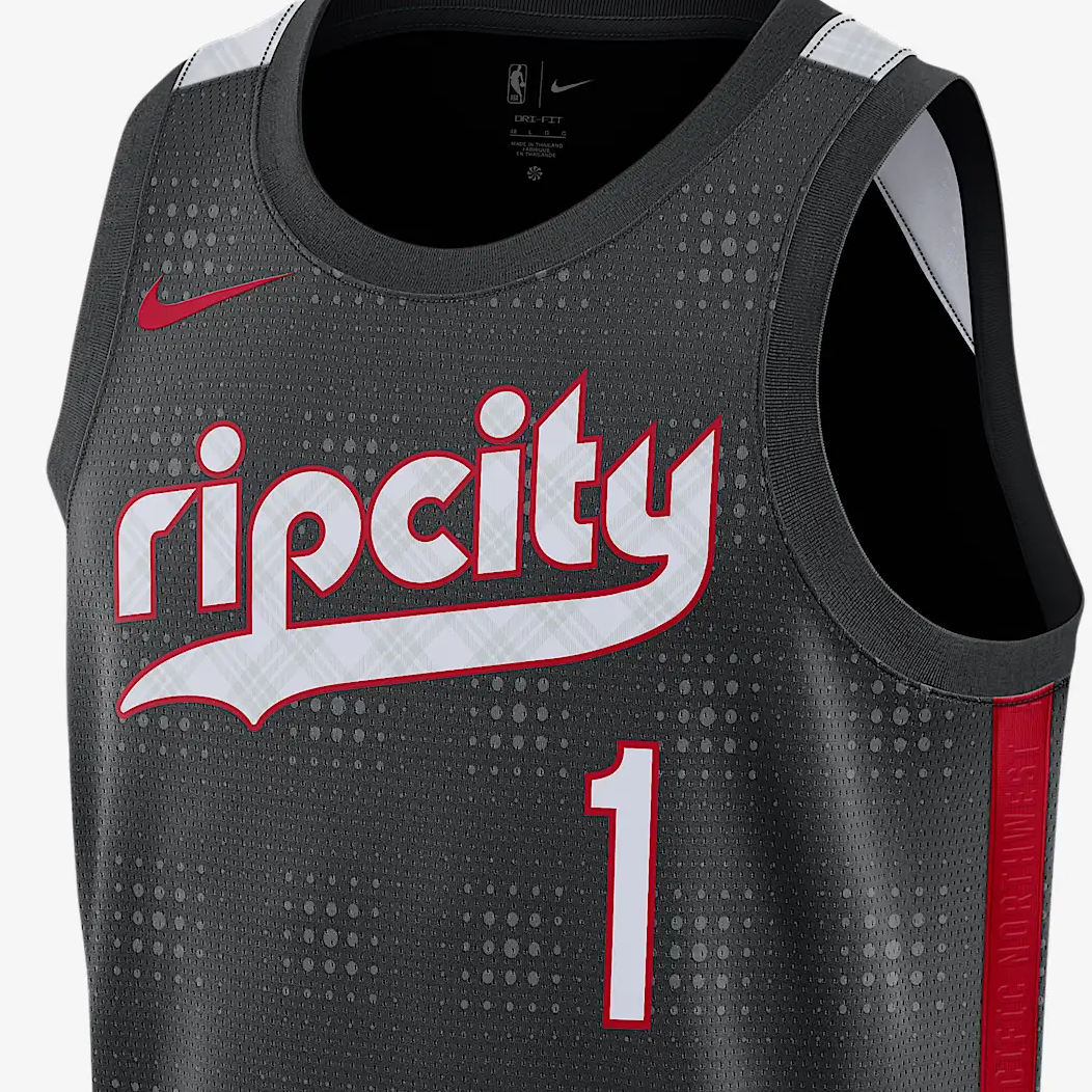 Nike Anfernee Simons Portland Trail Blazers 2024/25 City Edition Men’s Nike Dri FIT Nba Swingman Jersey