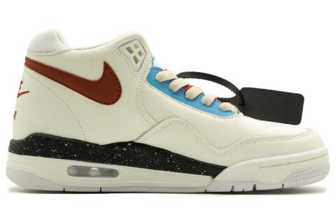 Nike Flight Legacy Mid top Vintage Basketball Shoes Unisex Beige
