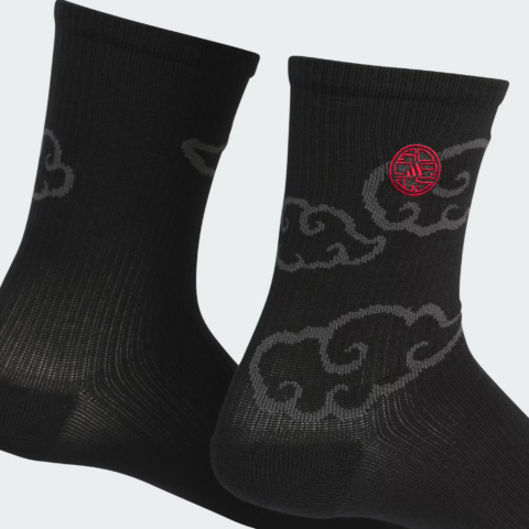 Adidas Crew Socks Unisex 1 Pack Black/Energy Red/Dark Gray