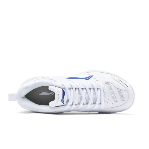 Li Ning Rocket Shoe 2.0 Slip Resistant, Abrasion Resistant, Lightweight Low top Badminton Shoes Unisex White Blue
