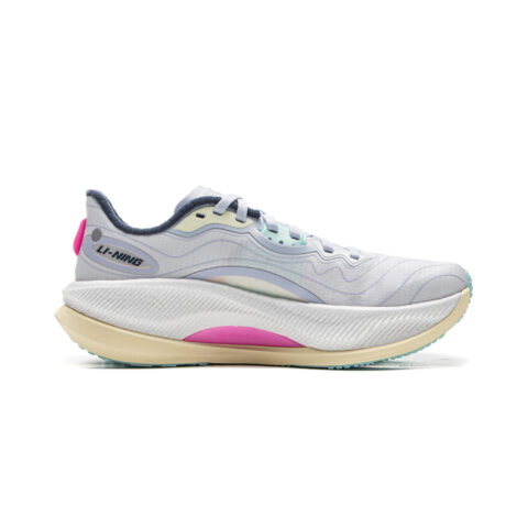 Li Ning Yueying 4 Slip Resistant Abrasion Resistant Low top Casual Running Shoes Women’s White Purple
