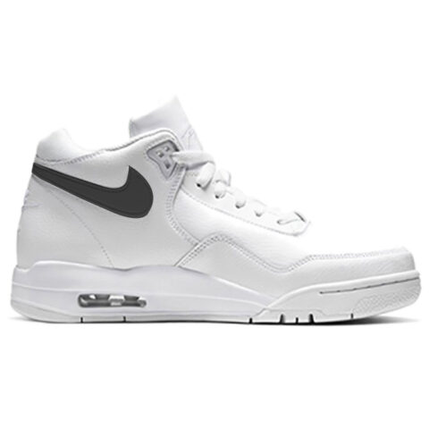 Nike Flight Legacy Vintage Basketball Shoes Unisex Mid Top Black/White