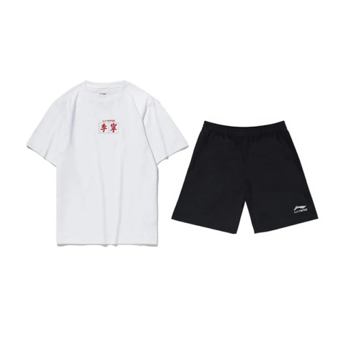 Li Ning Casual Sportswear Unisex White+Black