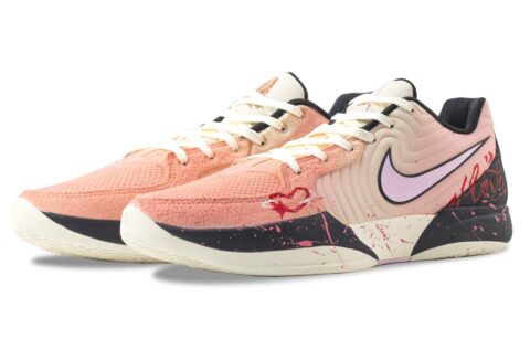 Nike Ja Morant 2 Heartbeat Abrasion Resistant Low top Basketball Shoes Men’s White Pink