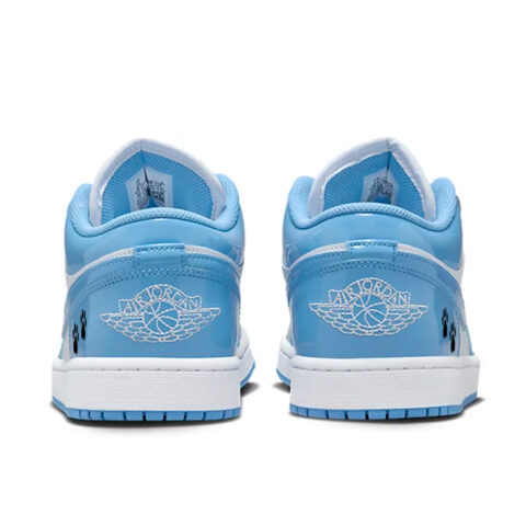 Jordan Air Jordan 1 Vintage Basketball Shoes Unisex Low Top White/Blue