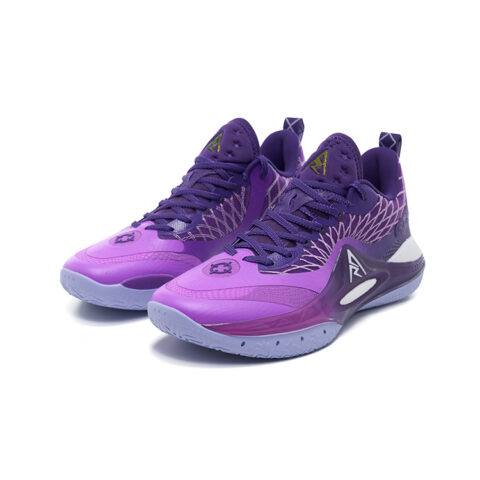 RIGORER Reaves 2 AR2 Purple Gold Cushioning Slip Resistant Abrasion Resistant Low top Xiu Dan Technology