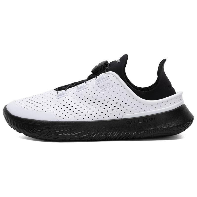 Under Armour Ua Flow Slipspeed Abrasion Resistant Low top Running Shoes Unisex White Black