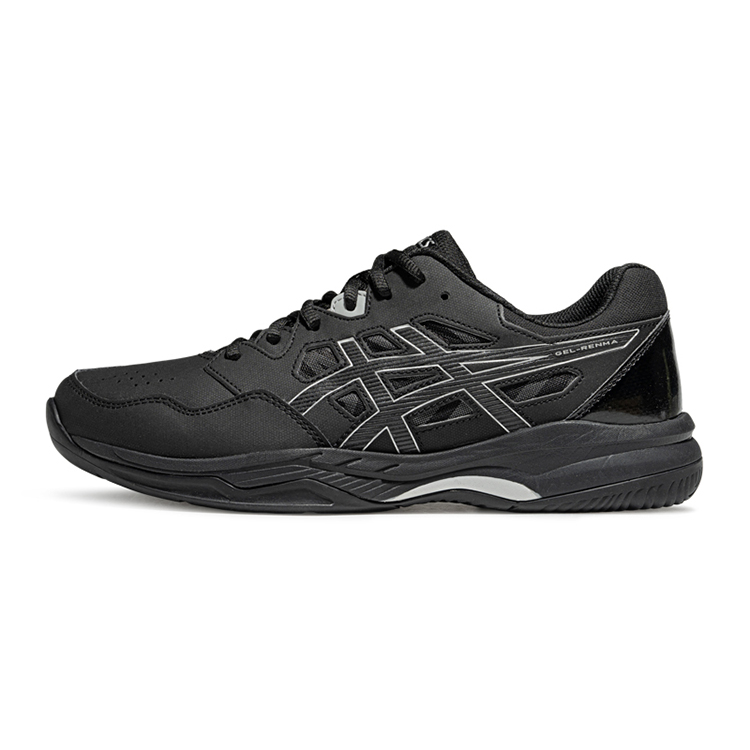 ASICS Synthetic Leather Support Low top Comfortable Badminton Shoes Unisex Black/
