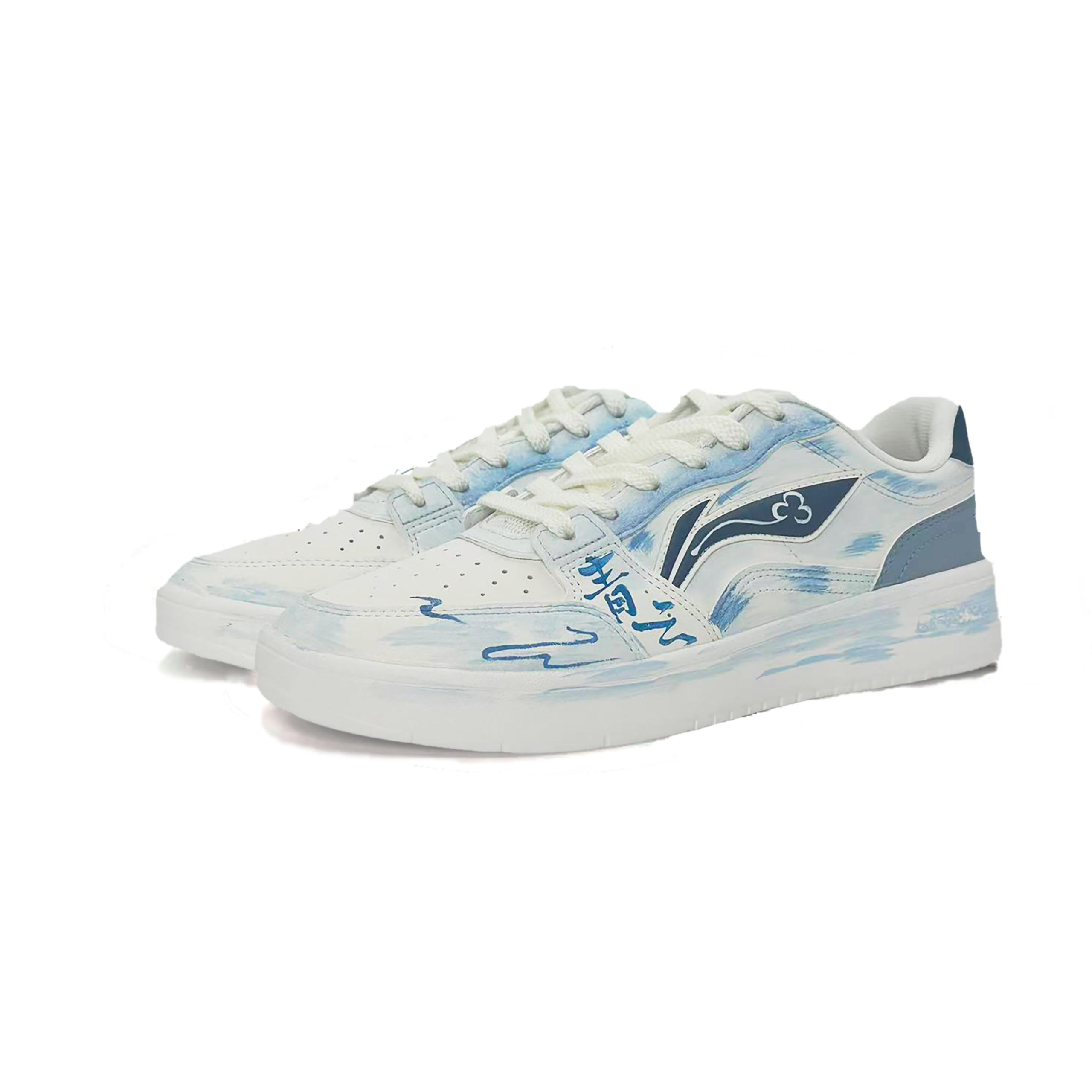 Li Ning Cyan Cloud Ascends Directly Low top Skateboard Shoes Men’s