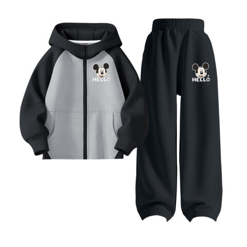 Disney Kids Casual Sportswear Hooded Moderate