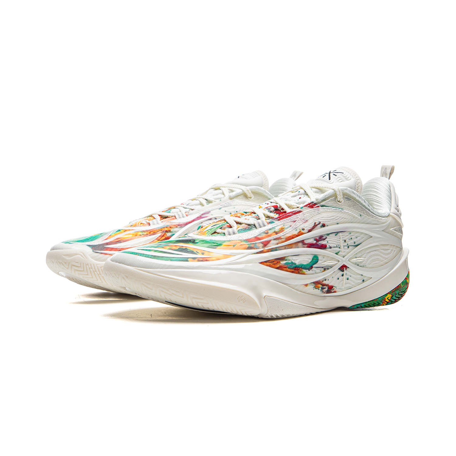 Li Ning Wade 808 5Ultra V2 Low top Basketball Shoes Men’s Champagne White