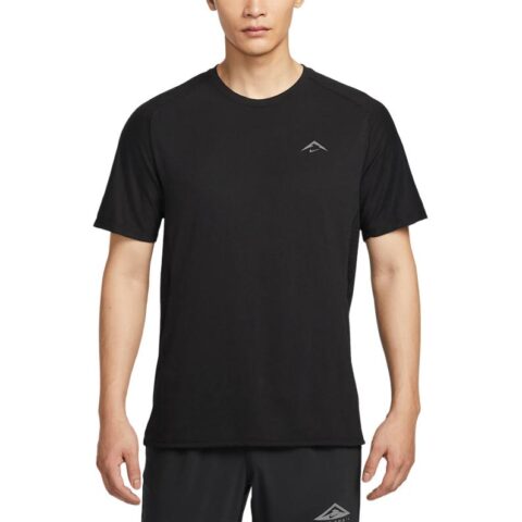 Nike Dri FIT Trail Solar Chase Running T Shirt Men’s Black/Peak White