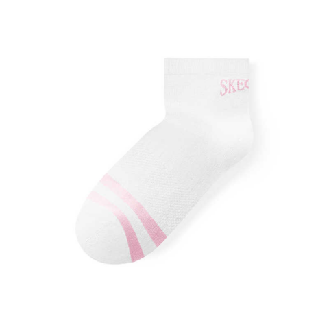 Skechers Sports League Collection Ankle Socks Women’s 2 Pack White/Glacier Gray