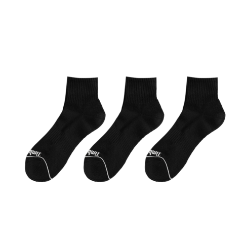 Timberland Crew Socks Unisex 3 Pack Black