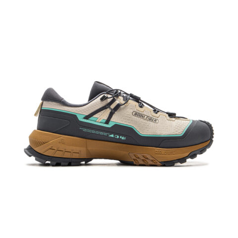 Li Ning Outdoor CF Tracing, Xingchuan Pro Cushioning Slip Resistant Support Low top Hiking Shoes Unisex Khaki
