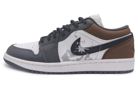 Jordan Air Jordan 1 Low top Vintage Basketball Shoes Unisex Black