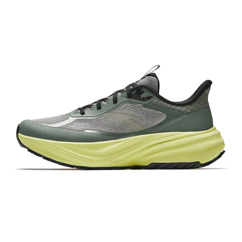 Anta Kunlun Slip Resistant Abrasion Resistant Low top Trail Running Shoes Men's Granite Gray