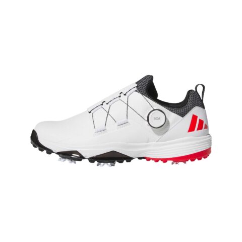 Adidas Power Synthetic Leather Slip Resistant Abrasion Resistant Low top Golf Shoes Men’s White