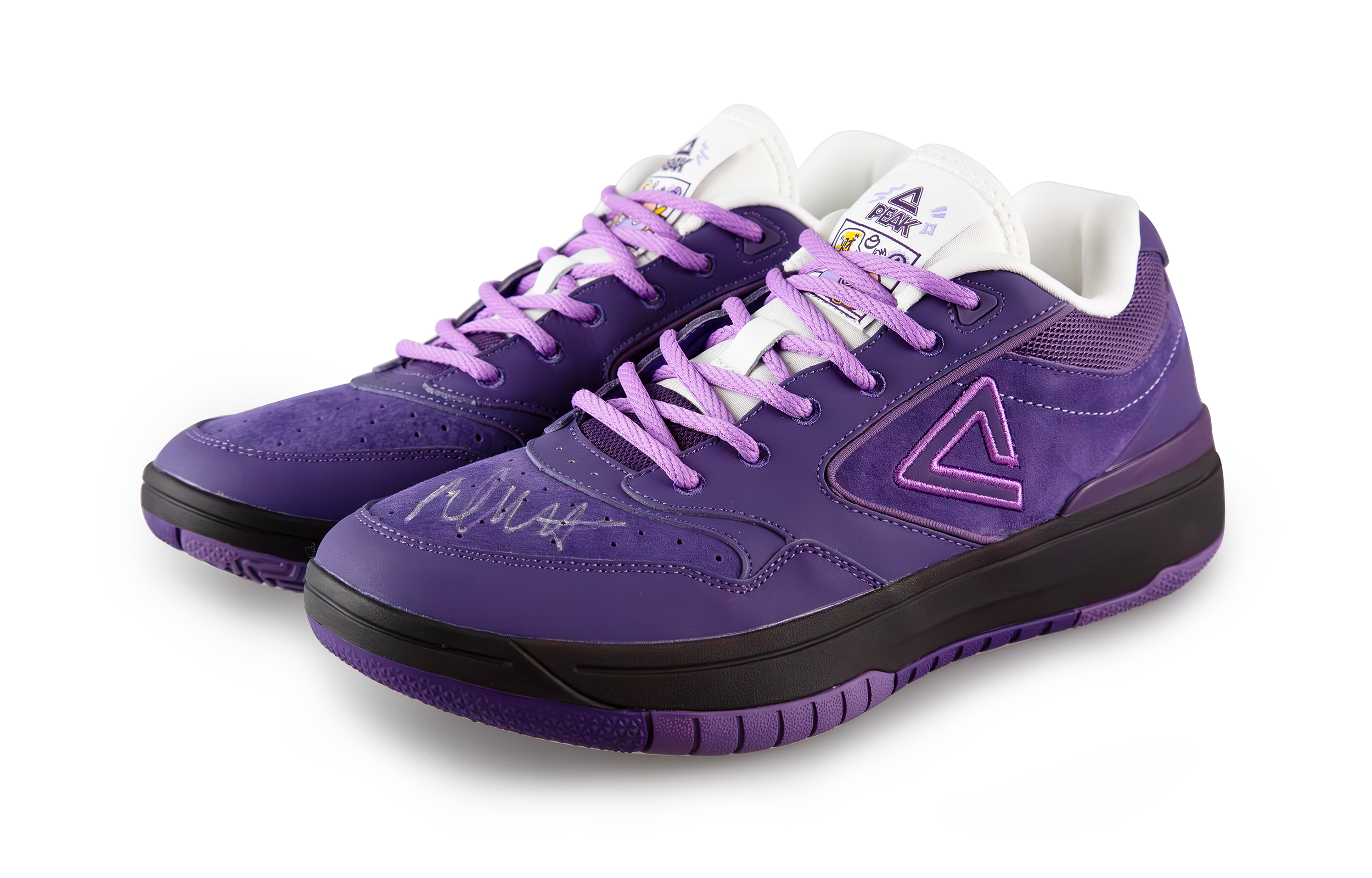 PEAK Taichi 910BB Cushioning Abrasion Resistant Lightweight Low top Basketball Shoes Men’s Purple Lobster