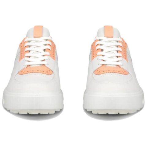 Ecco Street 720 Series Low top Golf Shoes Women’s White Orange