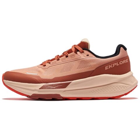 Erke Wild 1.5 Slip Resistant Abrasion Resistant Support Low top Running Shoes Men's Coral Orange Glaze Color