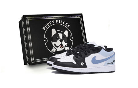 Jordan Air Jordan 1 Low top Vintage Basketball Shoes Men’s White Blue