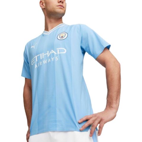 PUMA Manchester City Home Jersey Collection Soccer Jersey Men’s Blue