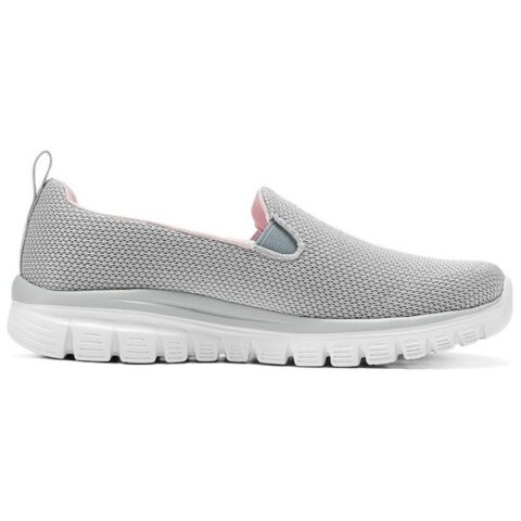 Skechers Sports Life Collection Comfortable Low top Casual Shoes Women’s Gray Pink