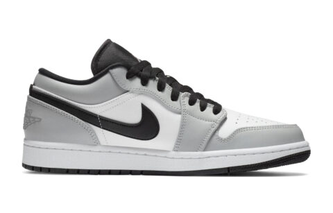 Jordan Air Jordan 1 Low top Skateboard Shoes Unisex Smoke Gray