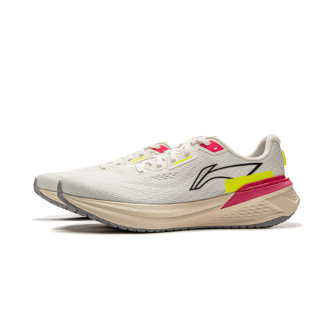 Li Ning My Leap 3.0 Cushioning Slip Resistant Abrasion Resistant Breathable Low top Casual Running Shoes Men’s Ivory
