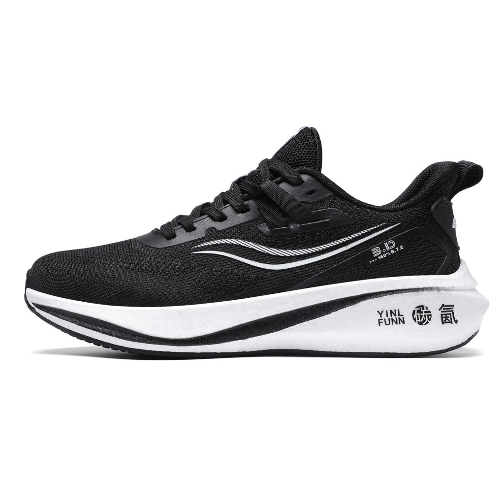 BTE Cushioning Slip Resistant Abrasion Resistant Height Increasing Rebound Low top Carbon Plate Marathon Running Shoes