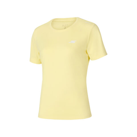Skechers Sports Lifestyle Comfortable Technology Collection Quick Dry T Shirts Women's Pink Yellow