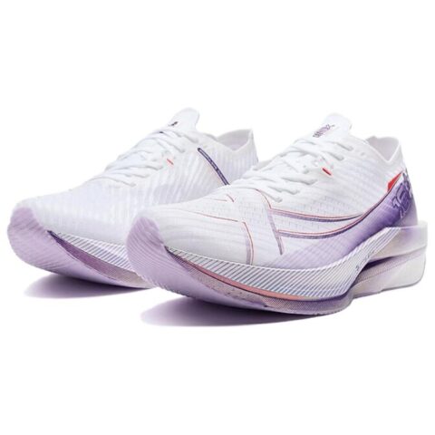 XTEP 160X 6.5 Slip Resistant Coverage Low top Casual Running Shoes Men’s White Purple