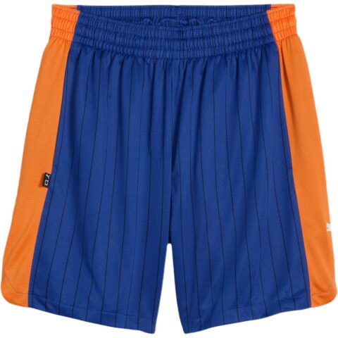 PUMA Basketball Shorts Men’s Blue Orange 02