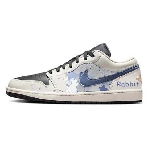 Jordan Air Jordan 1 Vintage Basketball Shoes Men’s Low Top White/Black