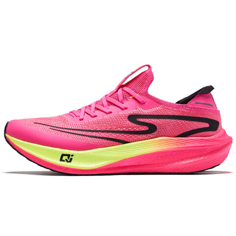Erke Dust 3.0 Cushioning Rebound Low top Training Running Shoes Men’s Fluorescent Fuchsia Jet Black