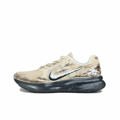 Nike Fabric Abrasion Resistant Slip Resistant Low top Rubber Casual Training Running Shoes Men’s Brown