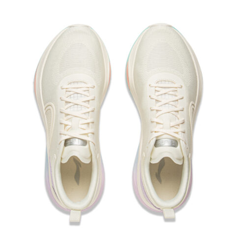 Li Ning Cushioning Rebound Low top Training Running Shoes Women’s Ecru