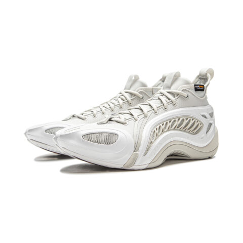 Li Ning BadFive Air 1 Super Basketball Shoes Men’s Mid Top Waterdrop Gray