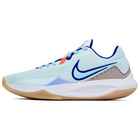 Nike Precision 6 Mesh Low top Basketball Shoes Men’s Light Blue