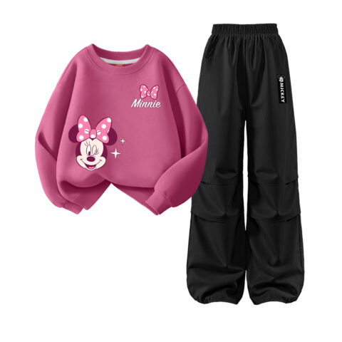 Disney Kids Casual Sportswear Crew Neck Moderate