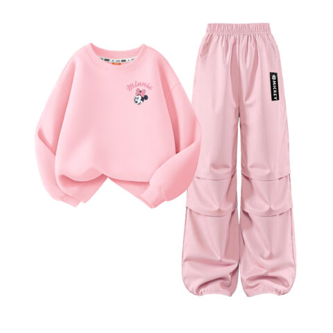 Disney Kids Casual Sportswear Crew Neck Moderate