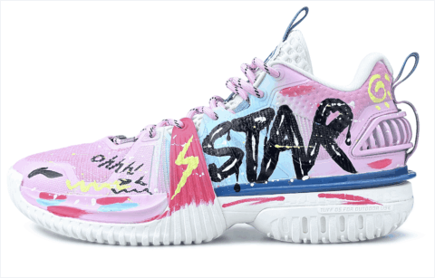 Li Ning Storm 2024 Slip Resistant, Abrasion Resistant, Rebound Slip Resistant, Abrasion Resistant, Rebound Low top
