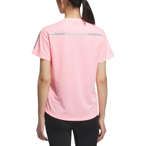 Adidas Own The Run Running T Shirt Women’s Neon Pink/Dark Silver Gray