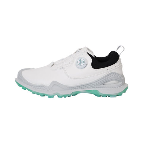 Xceo1996 Cushioning, Non Slip, And Waterproof Low top Golf Shoes Unisex White Green