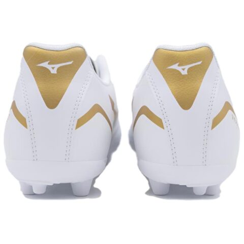 Mizuno Pro AG Artificial Ground Abrasion Resistant Breathable Soccer Shoes Men’s White Gold