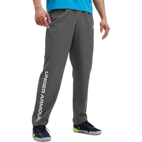 Under Armour SS25 EF Perf Graphic Sports Pants Men’s Rhinoceros Gray 025