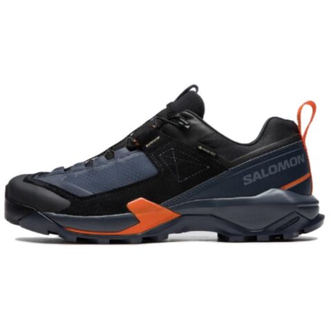 SALOMON X Ultra ALPINE Cushioning Waterproof And Breathable Support Grip Low top Mountaineering Shoes Men’s Black Blue
