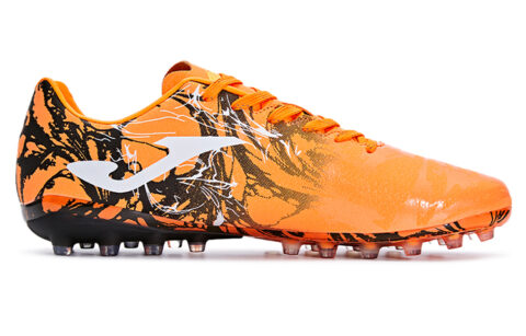Joma MG Multi Ground Artificial Turf Slip Resistant Abrasion Resistant Soccer Shoes Men’s Orange White